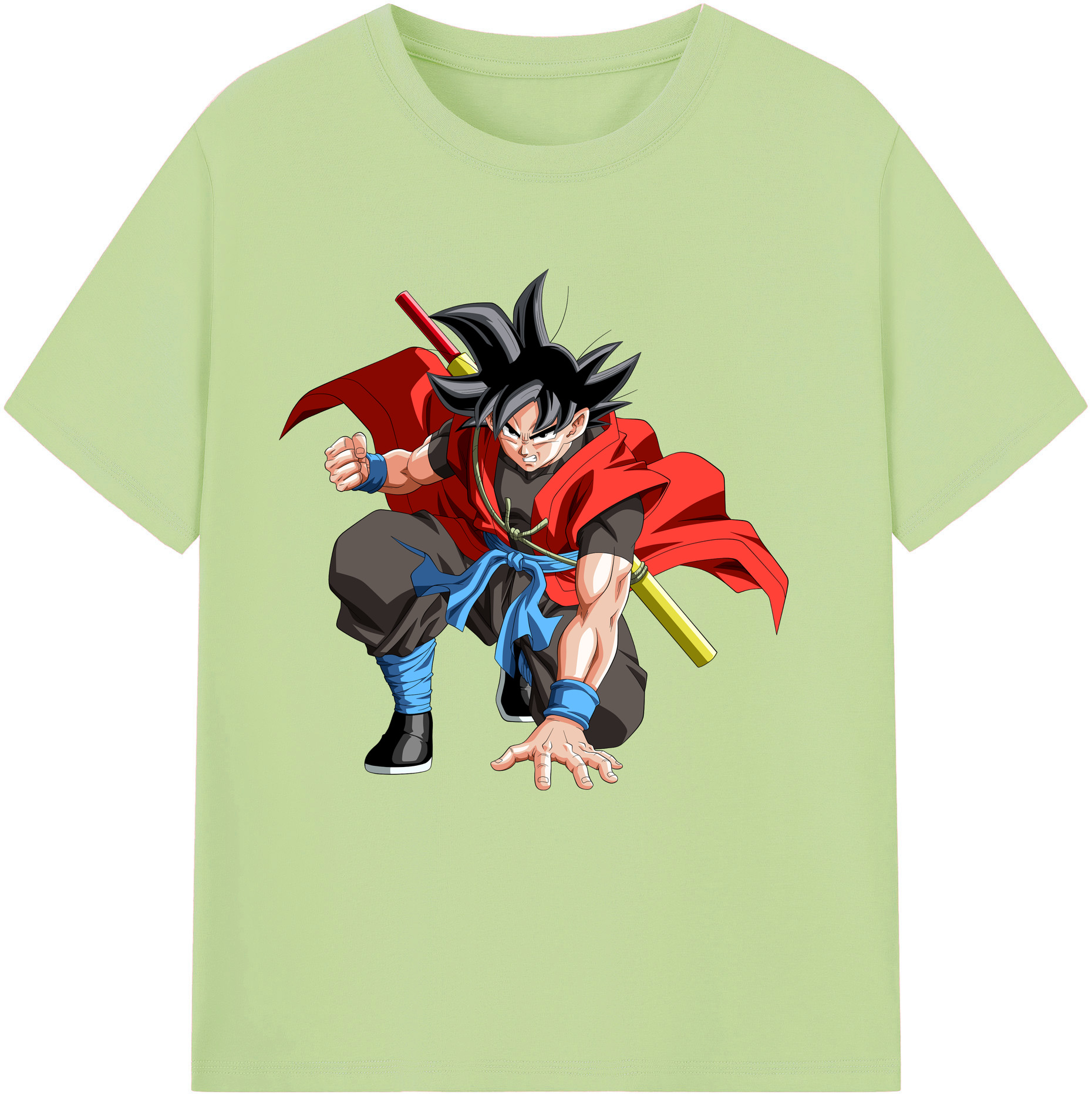 （画像用） ドラゴンボール 孫悟空（そん ごくう）Son Goku カカロット DRAGON BALL Kakarotto 綿100％半袖Tシャツ（フロントプリント）